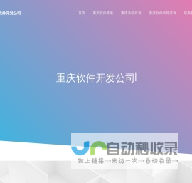 重庆软件外包公司-定制-开发