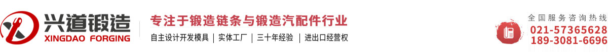 上海兴道锻造有限公司-模锻链条-滑架-刮板链-汽车门铰链-鱼尾板-拨叉